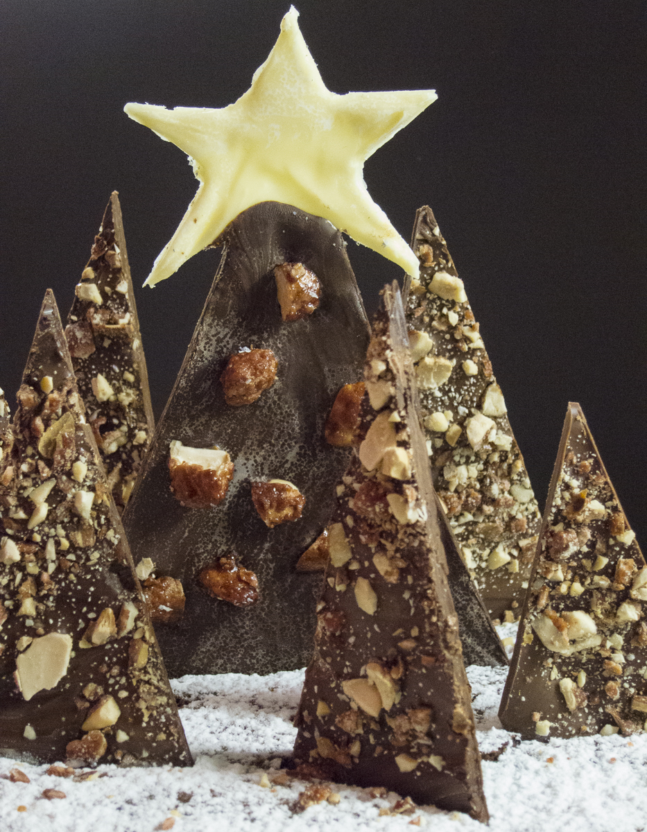 Stella Di Natale Al Cioccolato.Cake Design La Foresta Di Natale Al Cioccolato Ricetta Di Soulkitchen It